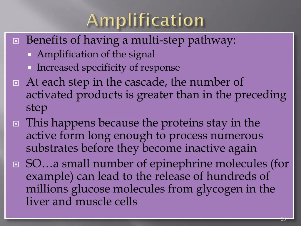benefits of having a multi step pathway