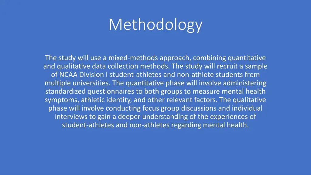 methodology