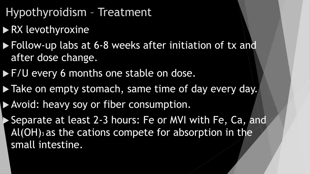 hypothyroidism treatment