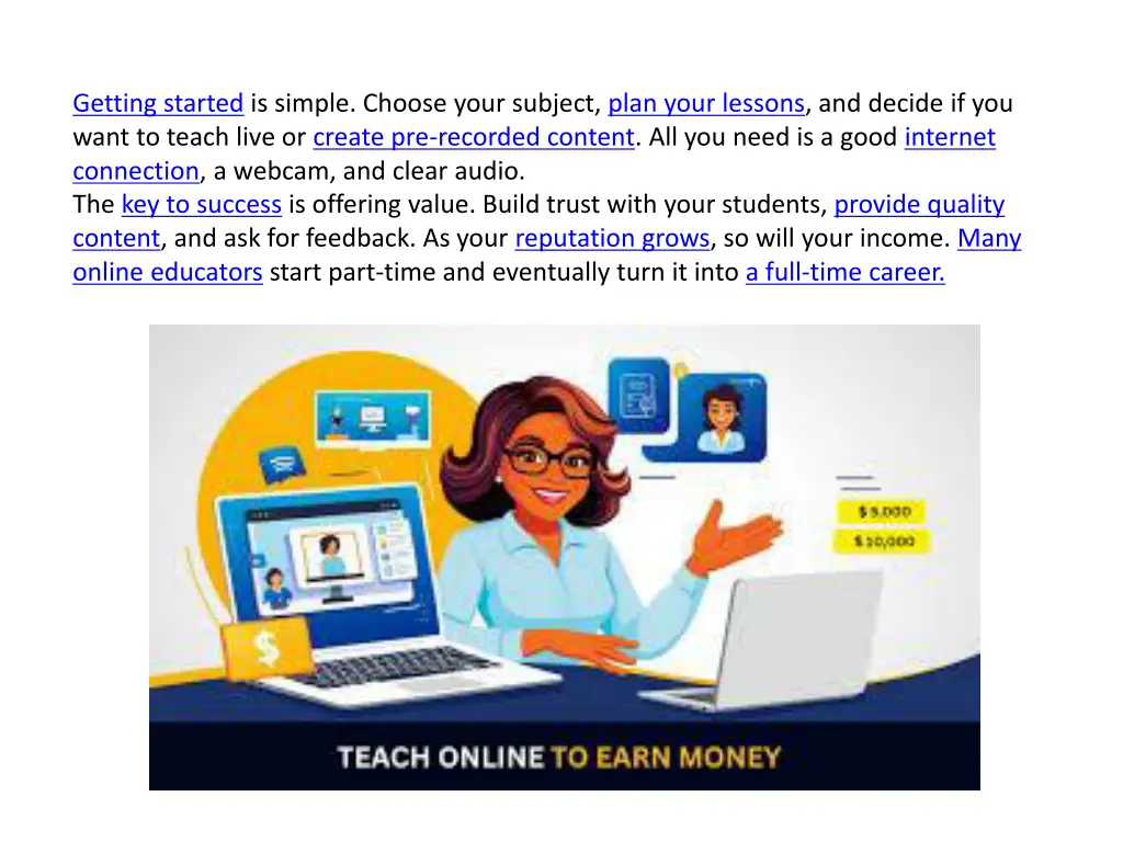 getting started is simple choose your subject