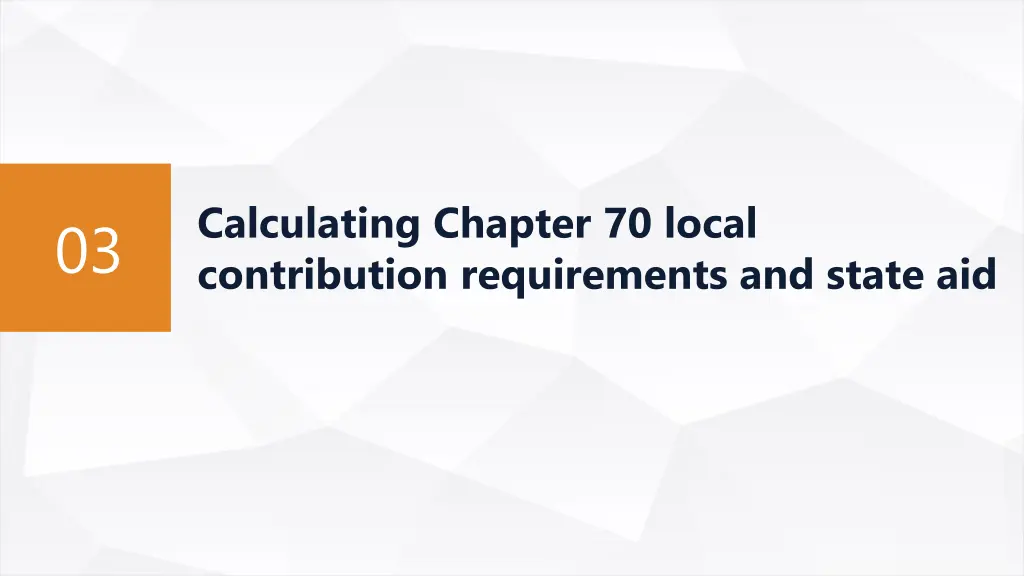 calculating chapter 70 local contribution