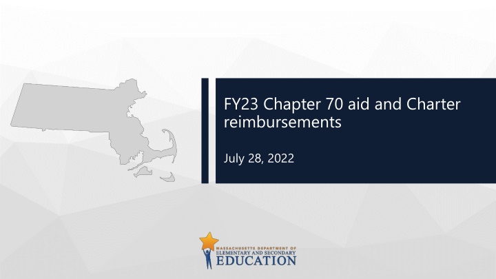 fy23 chapter 70 aid and charter reimbursements