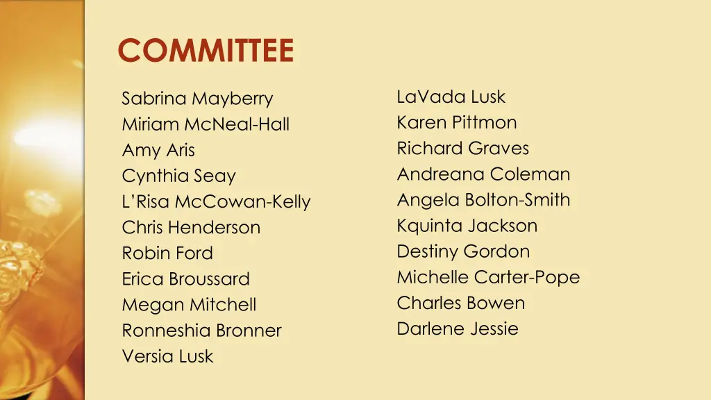 committee