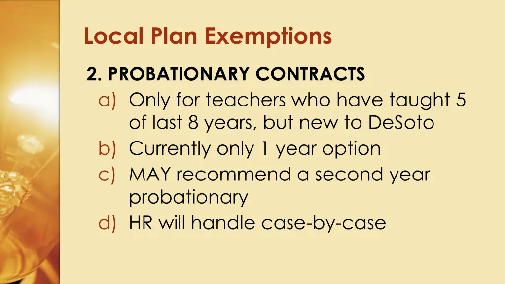 local plan exemptions 1