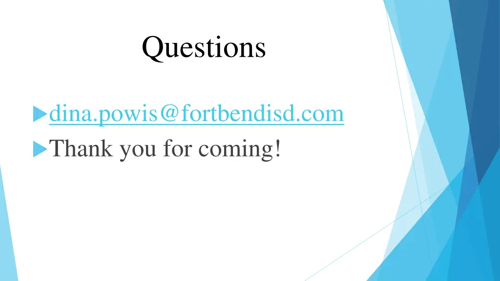 questions