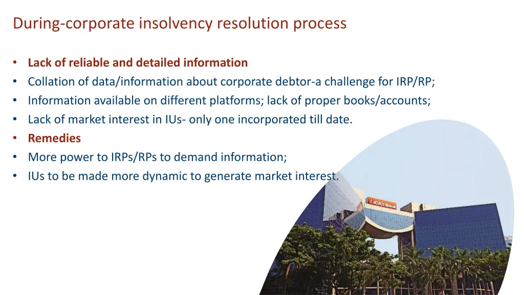 during corporate insolvency resolution process