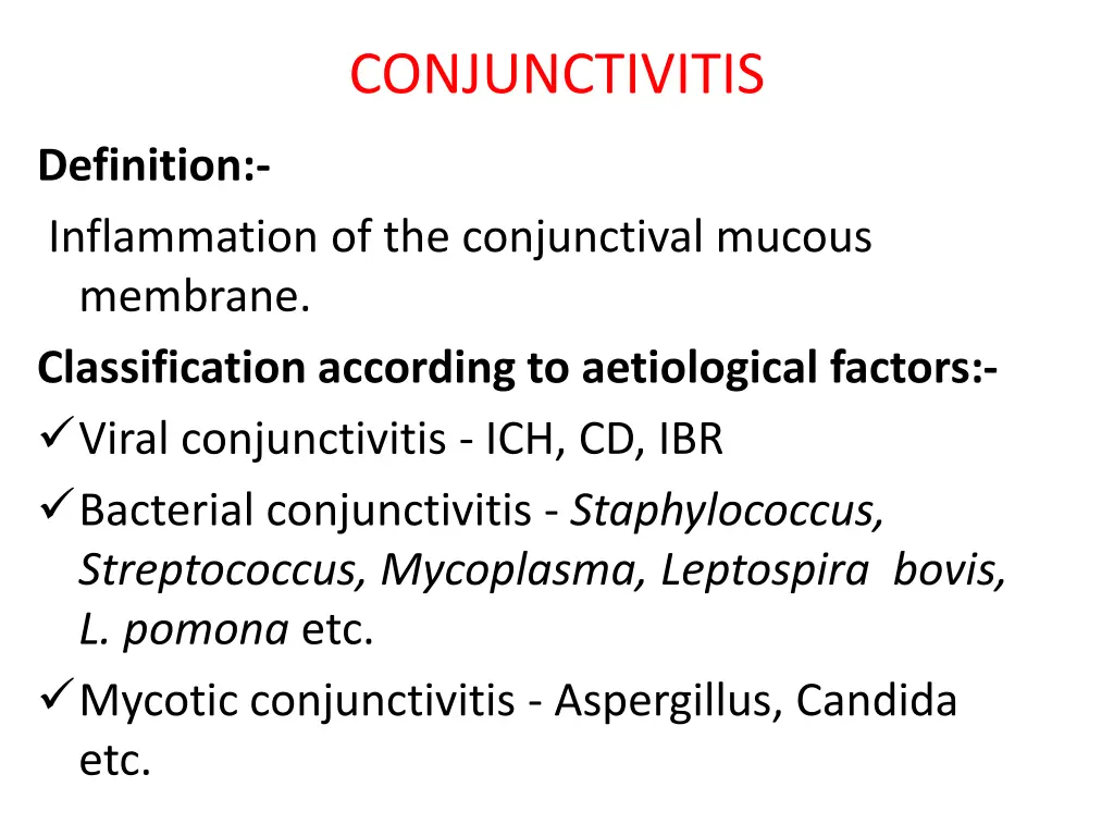 conjunctivitis