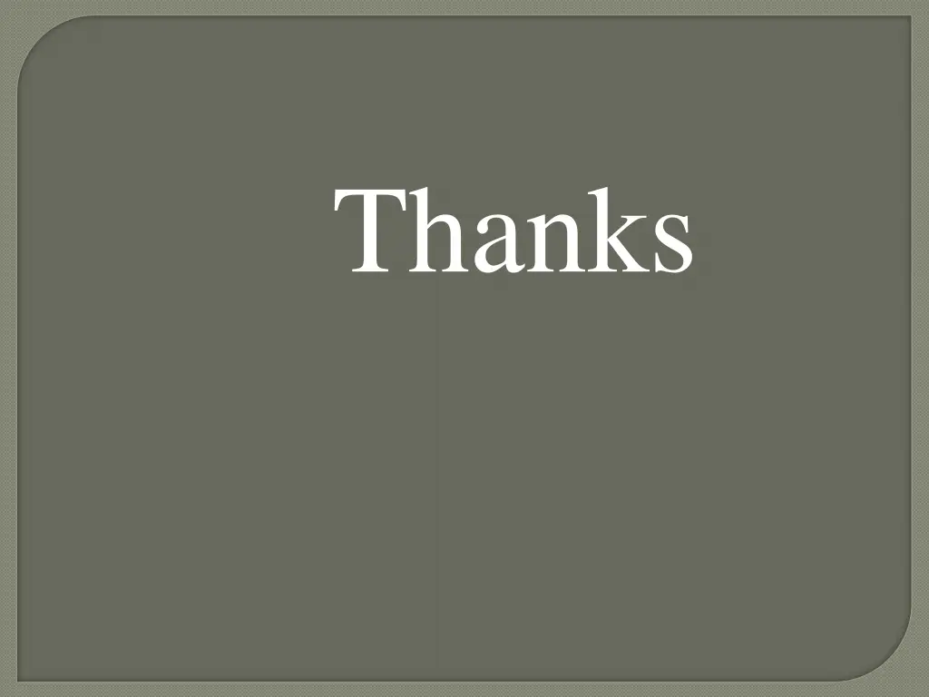thanks