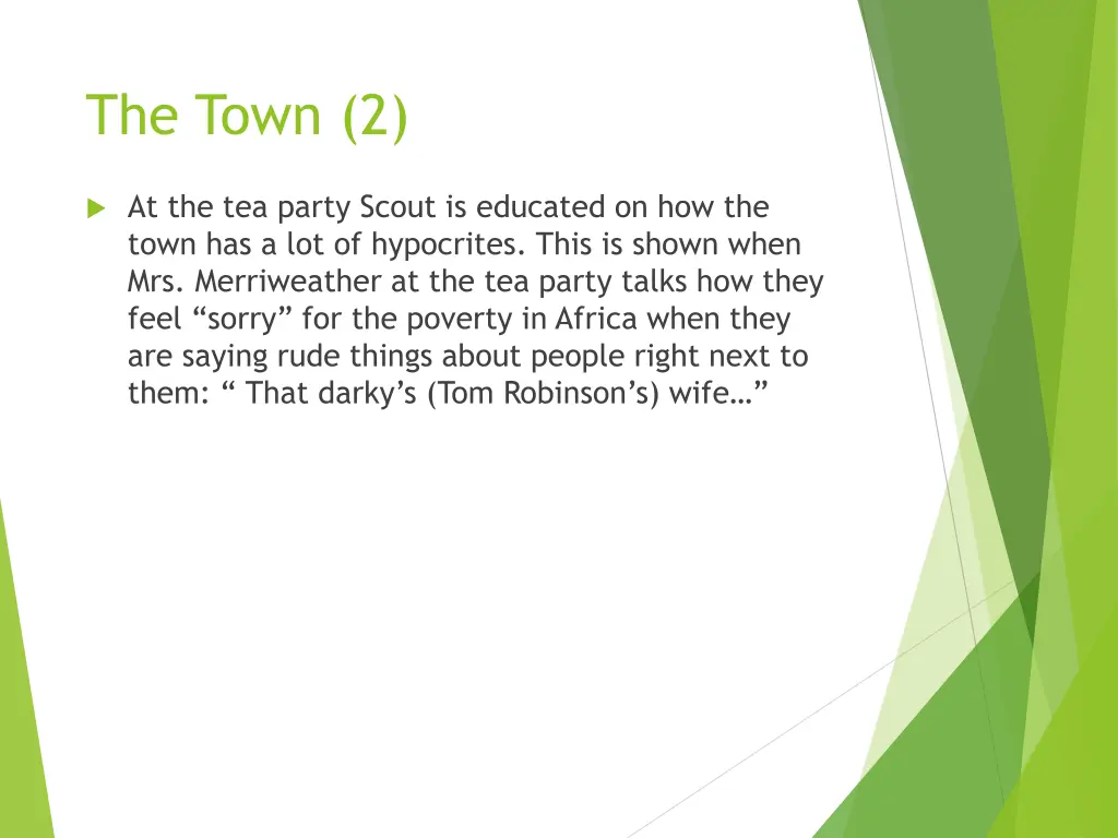 the town 2