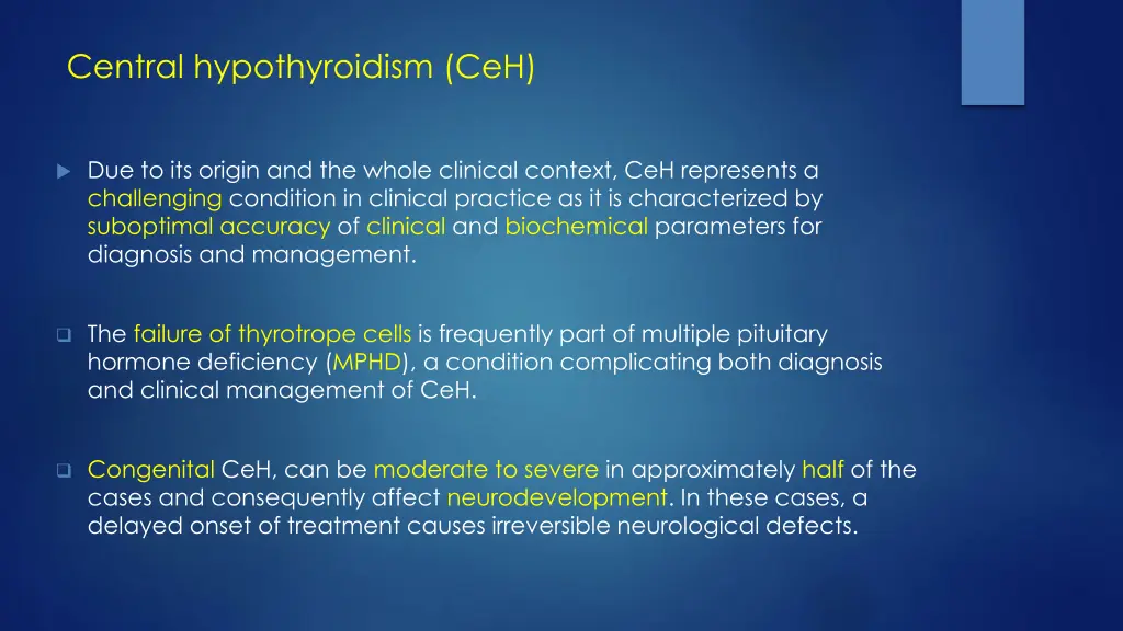 central hypothyroidism ceh 1