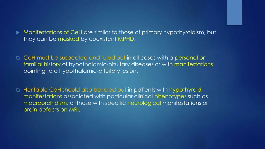 manifestations of ceh are similar to those