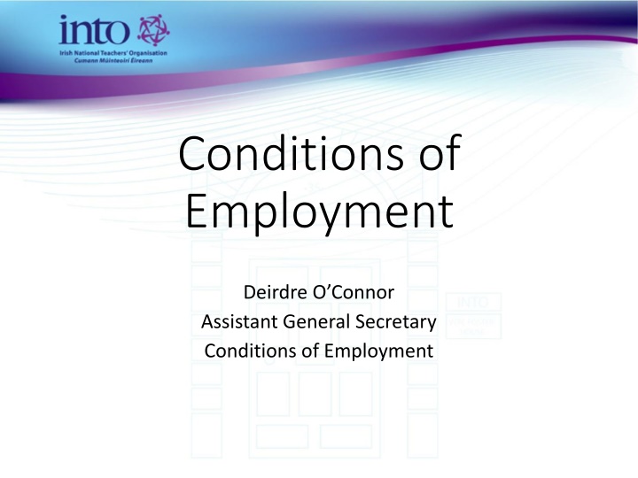 conditions of employment