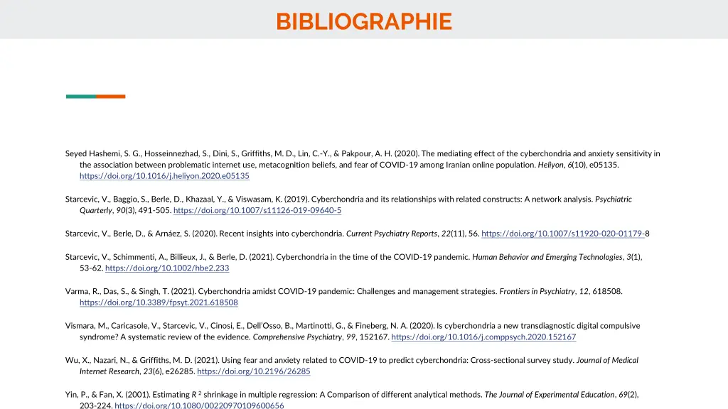 bibliographie 1