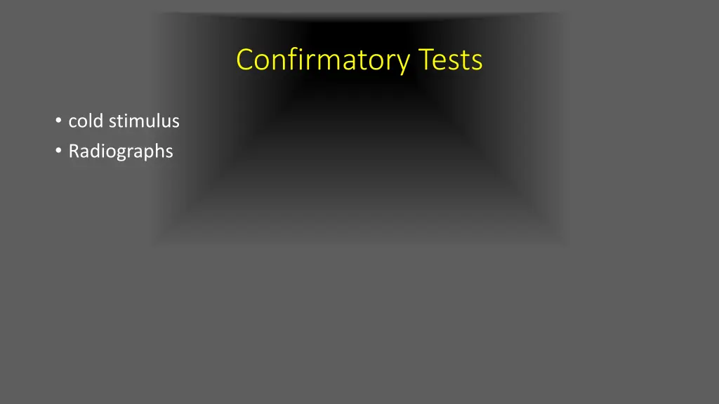 confirmatory tests
