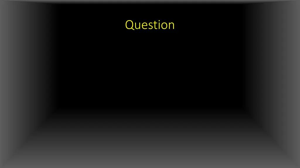 question