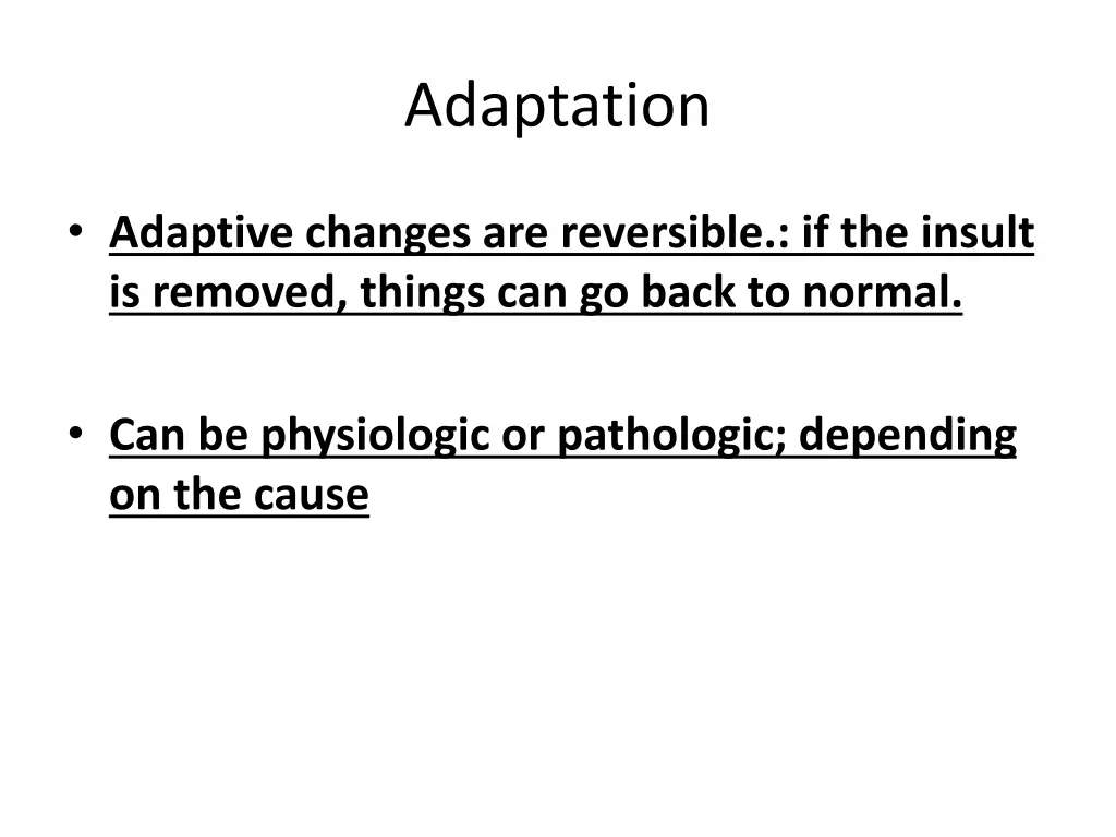 adaptation