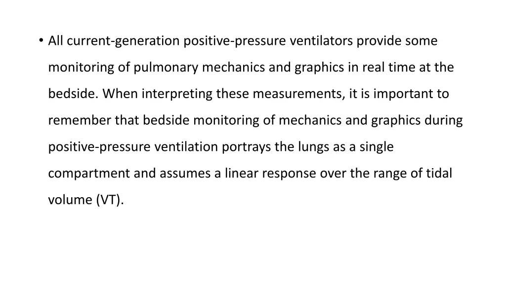 all current generation positive pressure