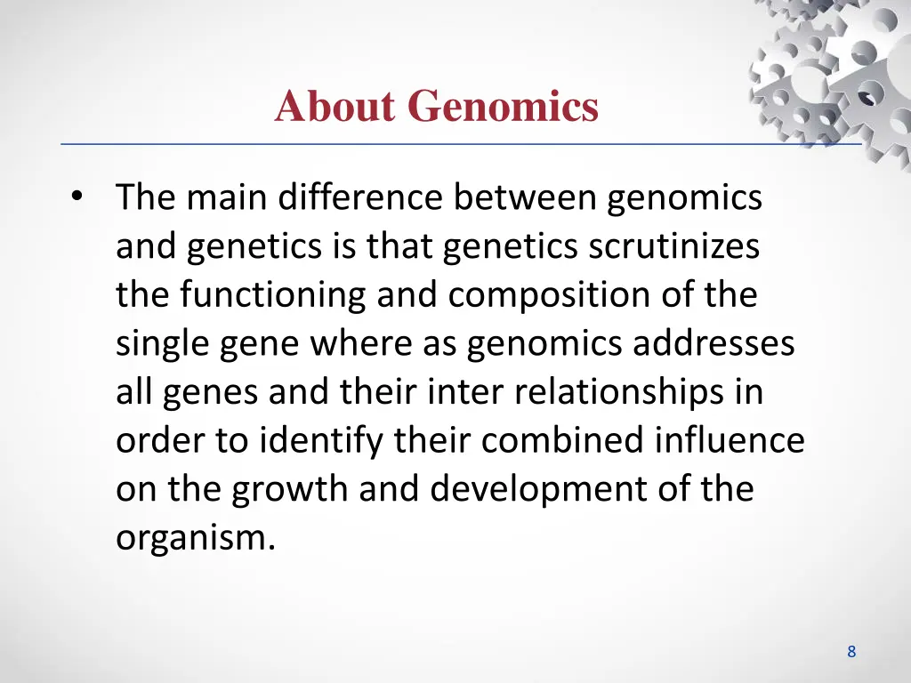 about genomics 2
