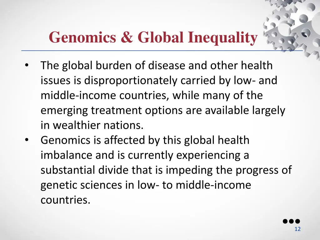 genomics global inequality