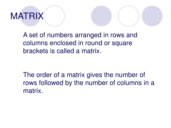 matrix