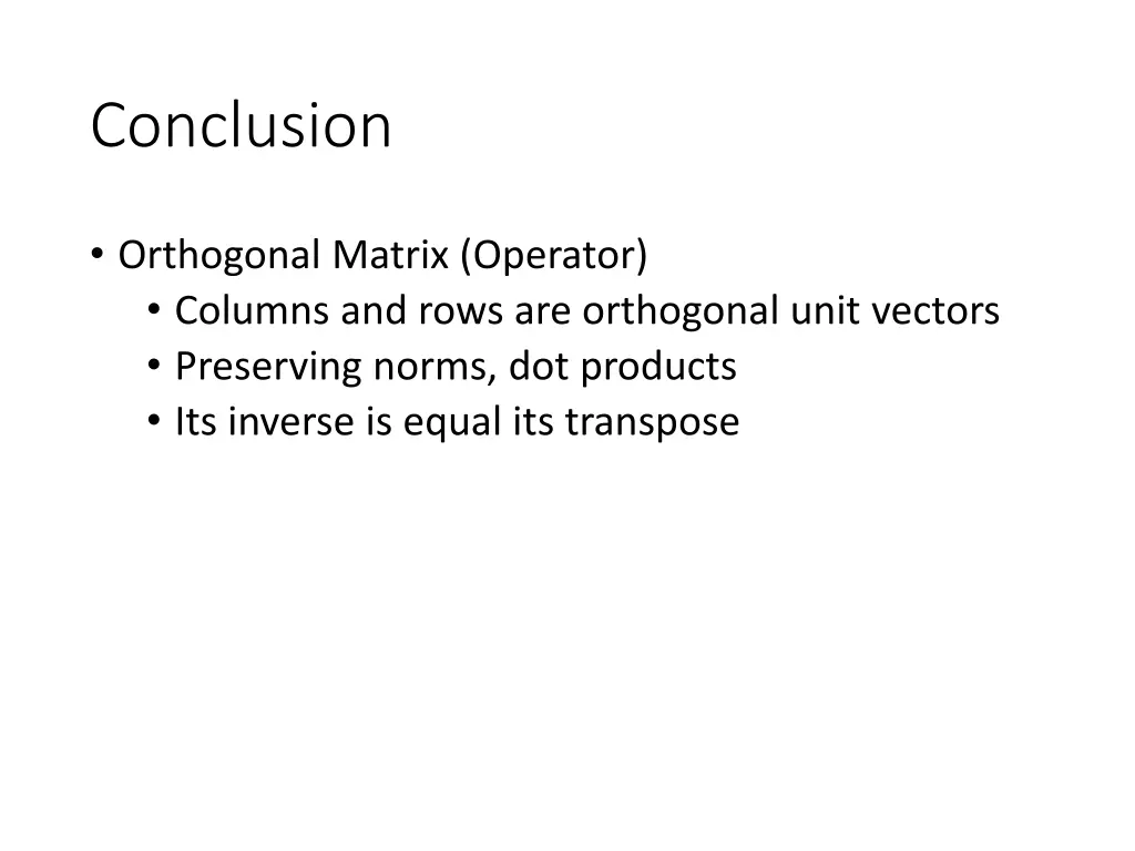conclusion