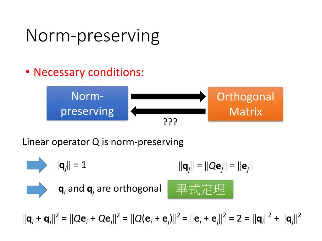 norm preserving 2