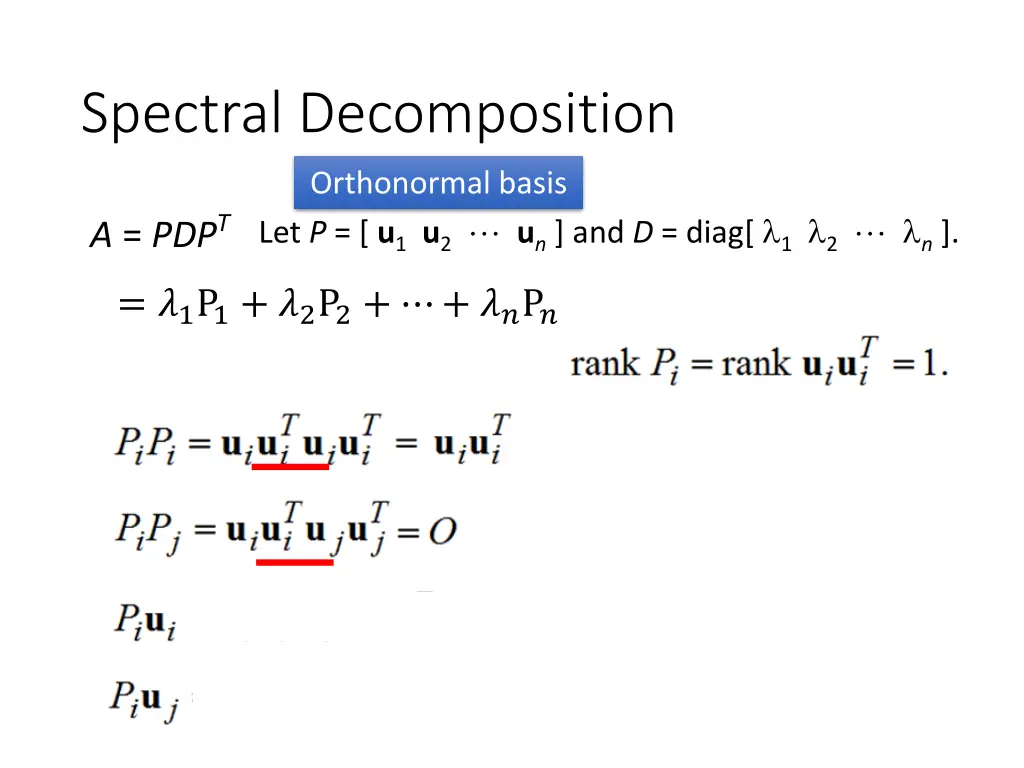 spectral decomposition 1