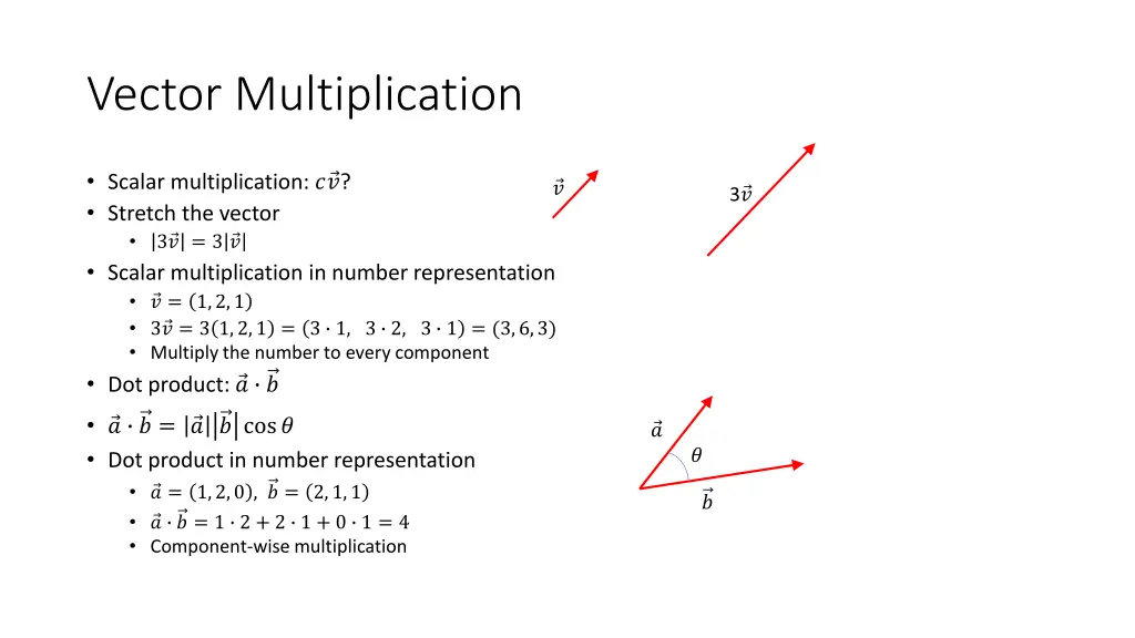 vector multiplication