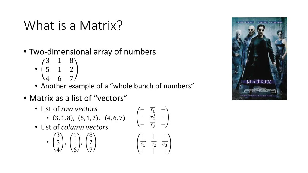 what is a matrix