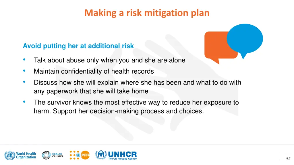 making a risk mitigation plan