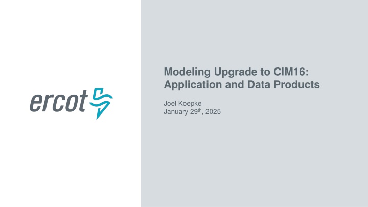 modeling upgrade to cim16 application and data