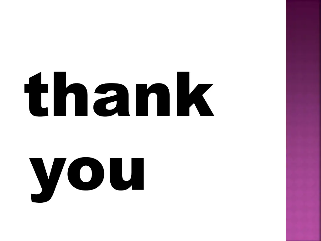 thank you