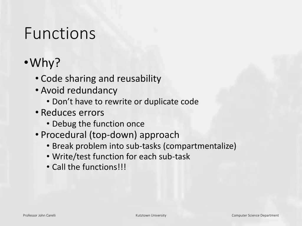 functions 1