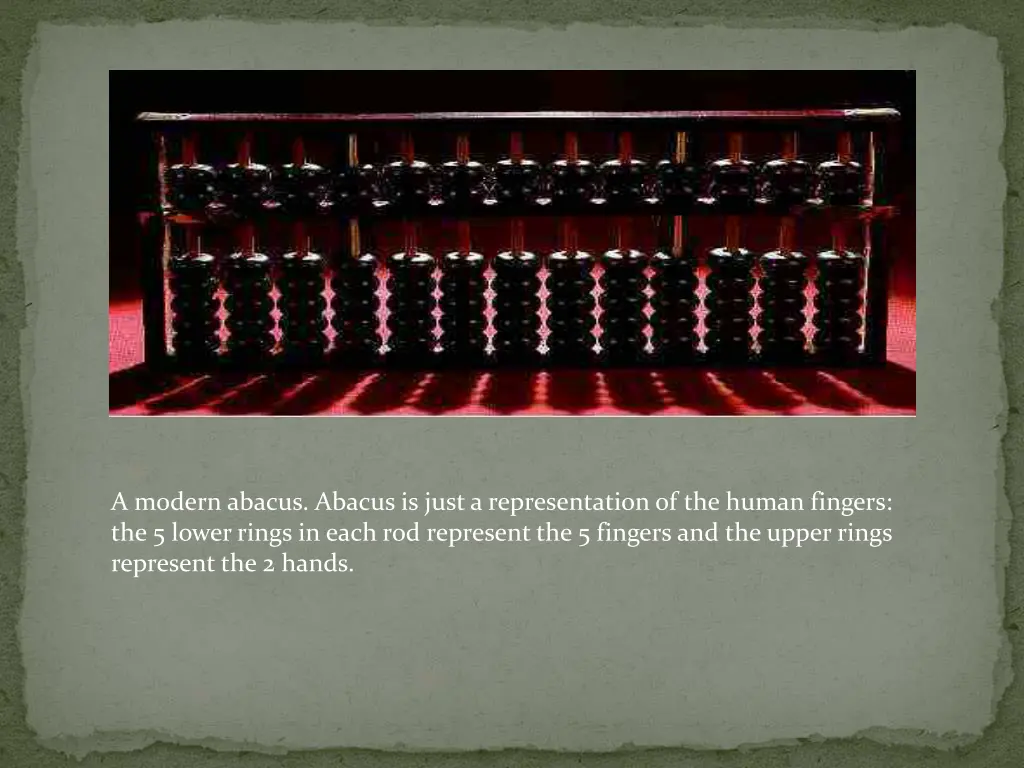 a modern abacus abacus is just a representation