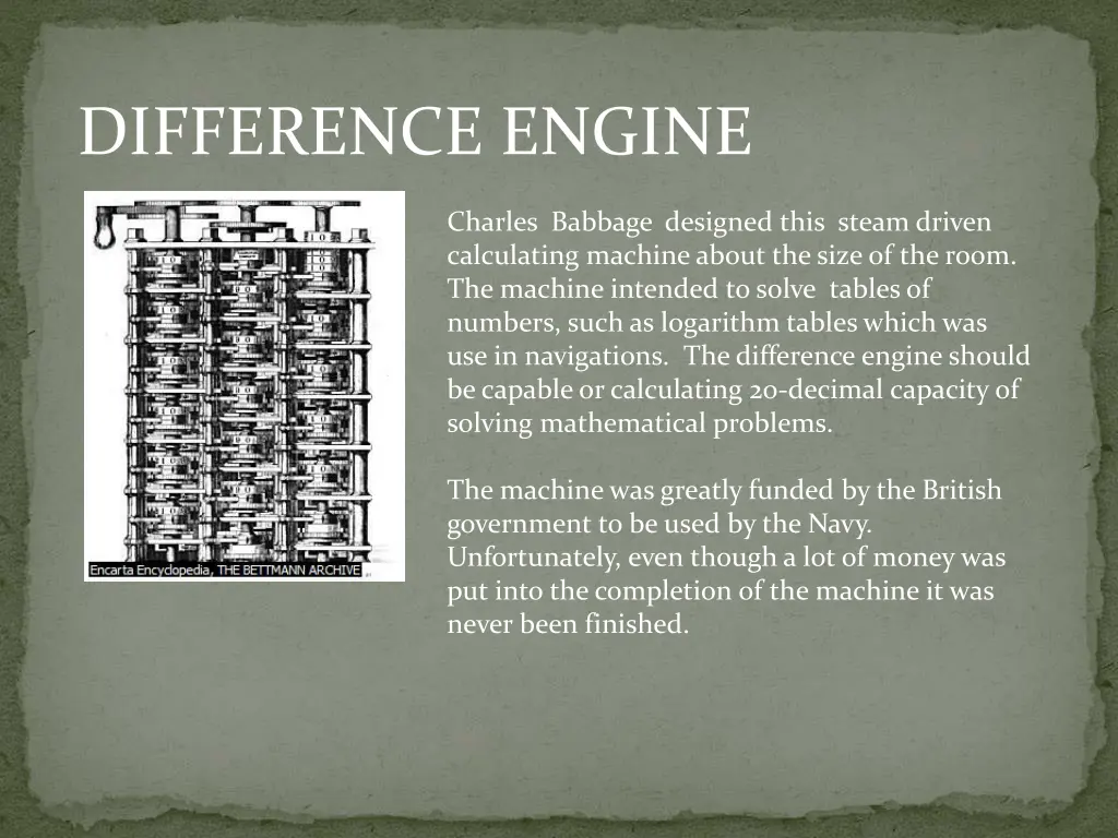 difference engine