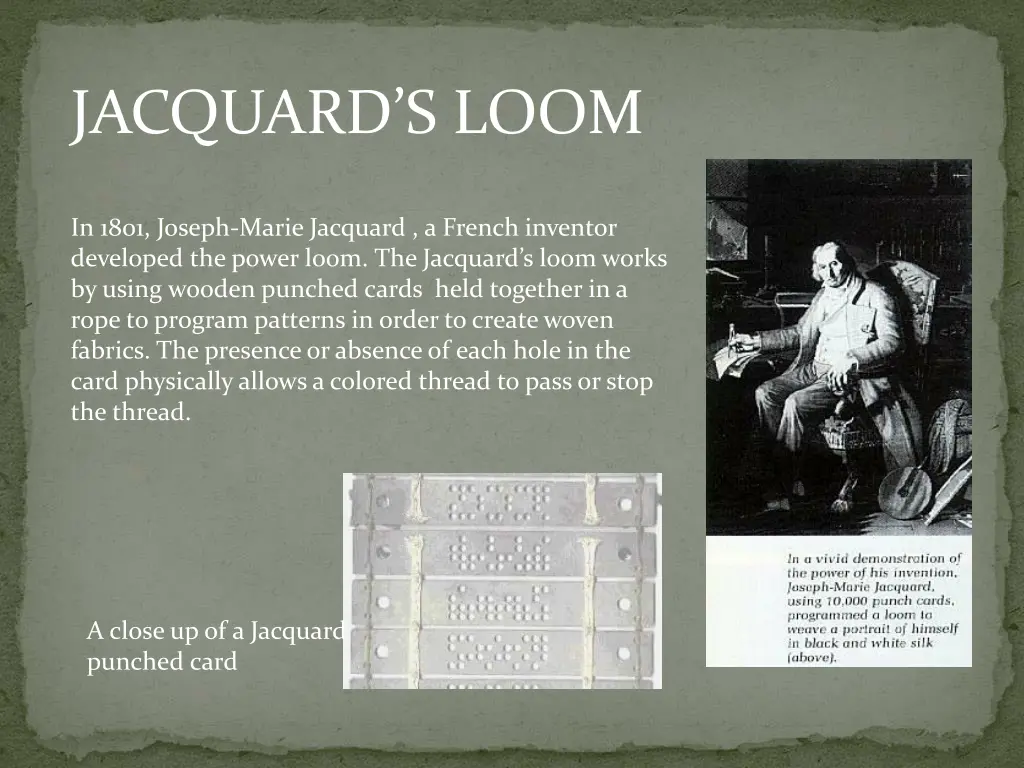 jacquard s loom