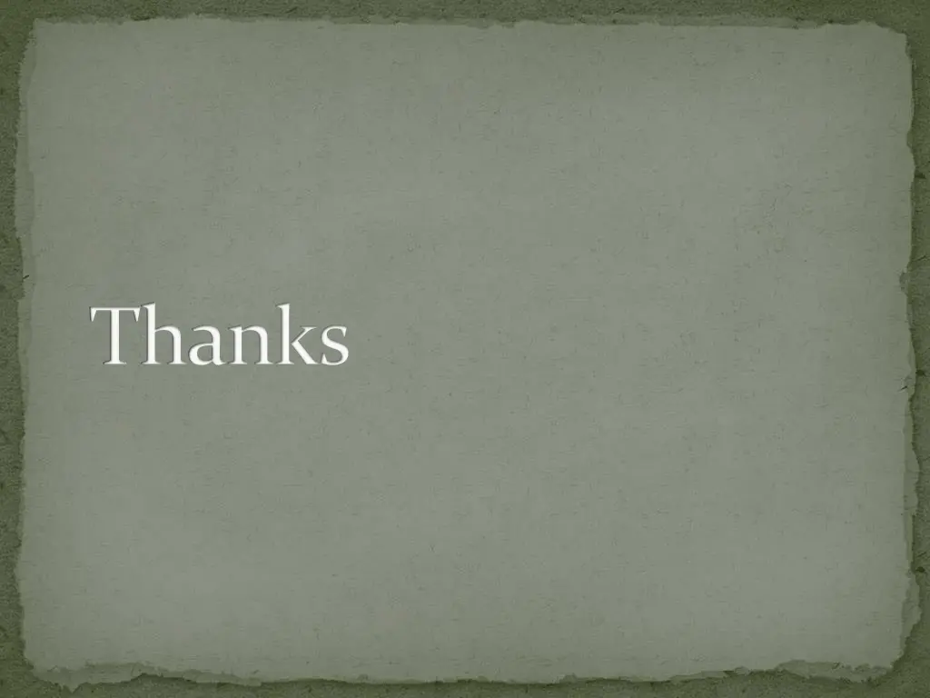 thanks