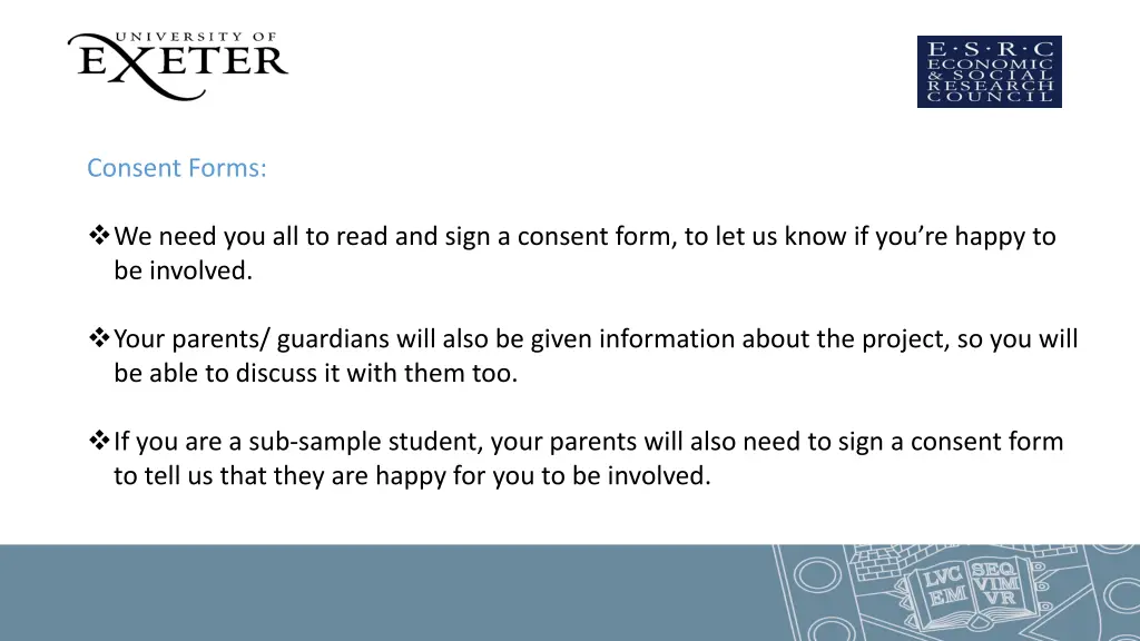 consent forms