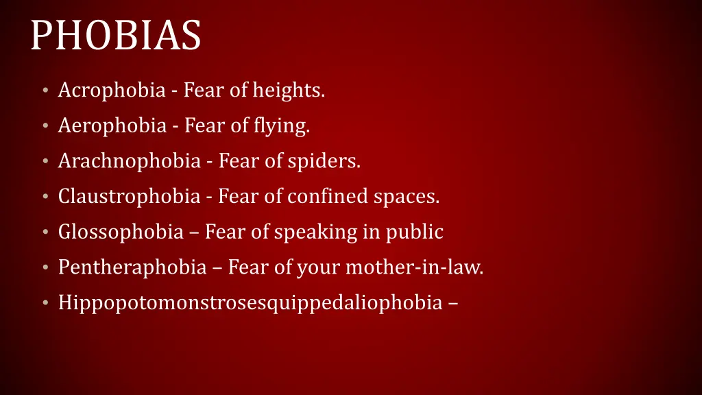 phobias 3
