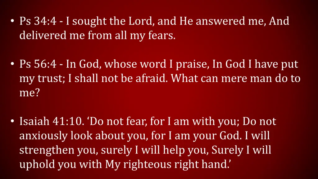 ps 34 4 i sought the lord and he answered