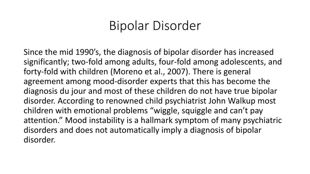 bipolar disorder
