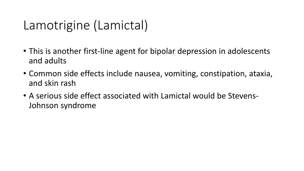 lamotrigine lamictal
