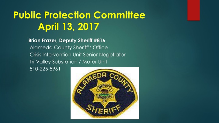 public protection committee april 13 2017