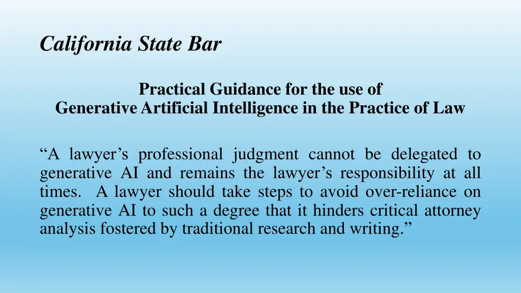 california state bar