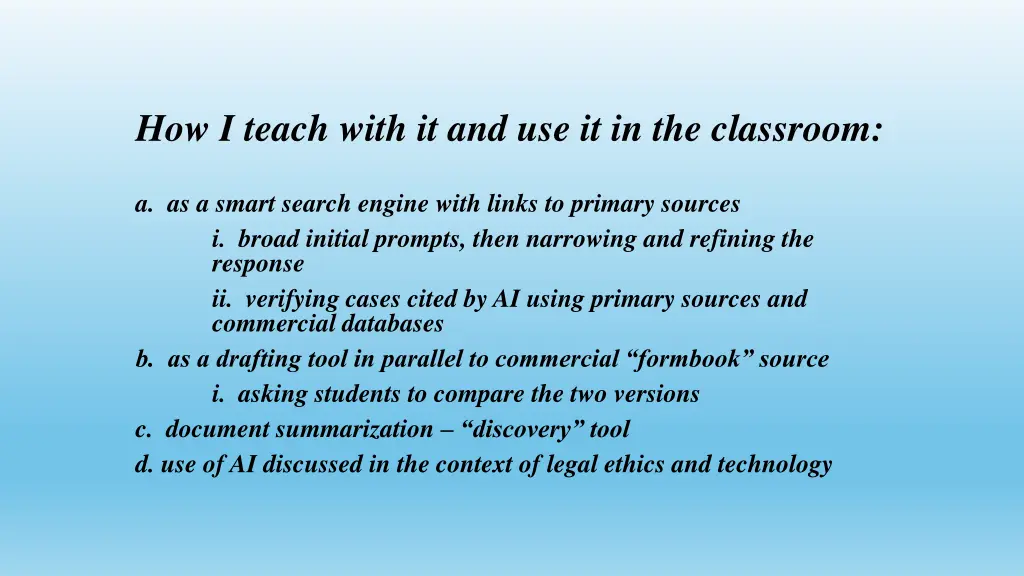 how i teach with it and use it in the classroom