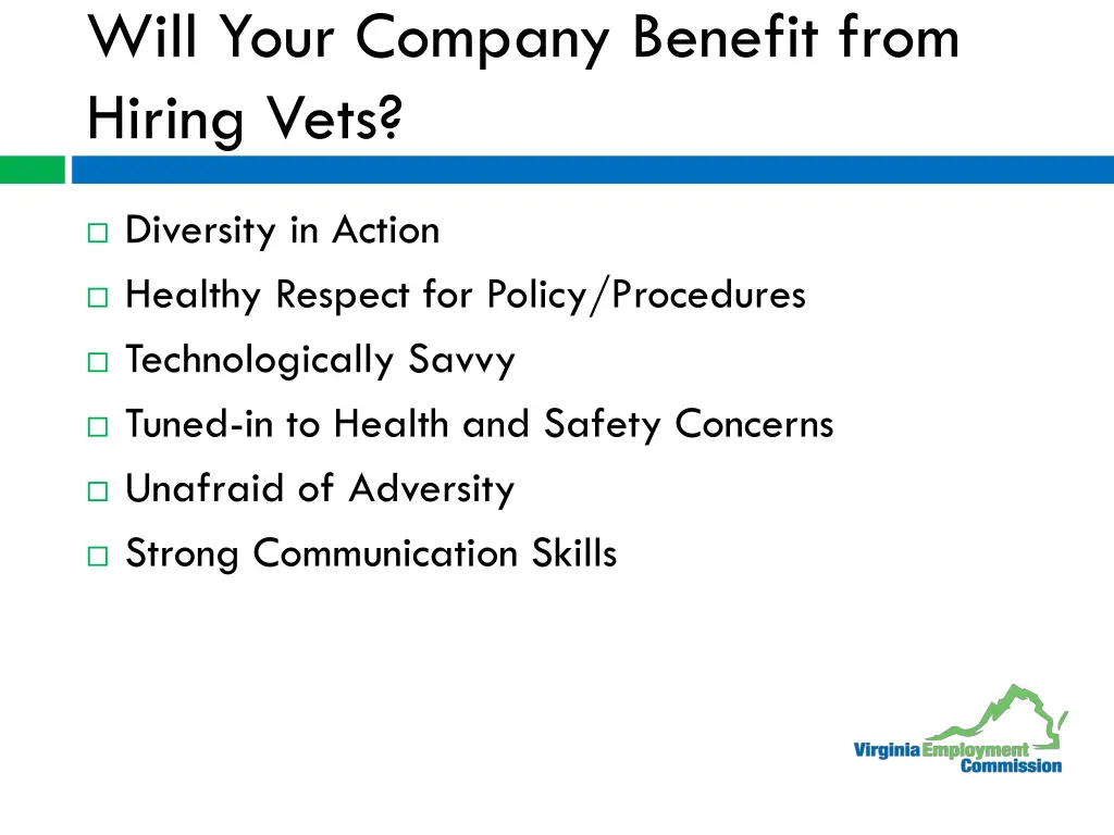 will your company benefit from hiring vets 3