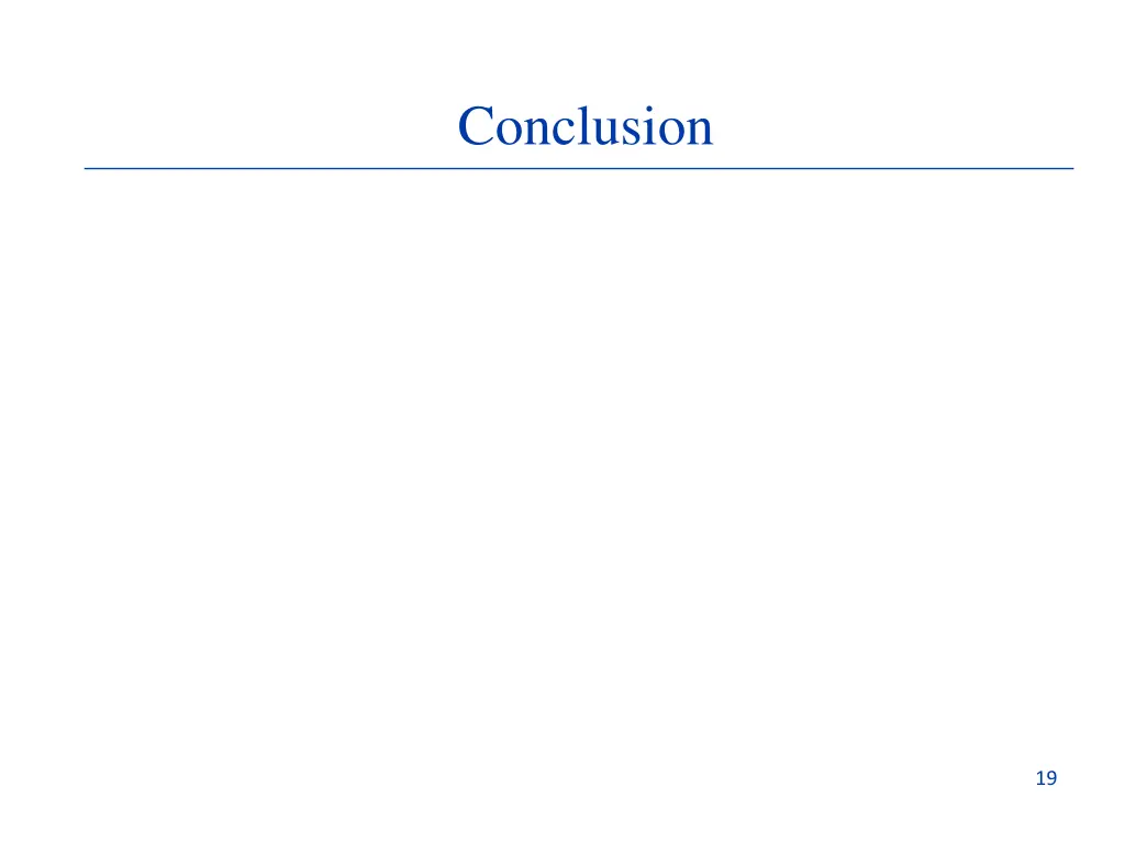 conclusion
