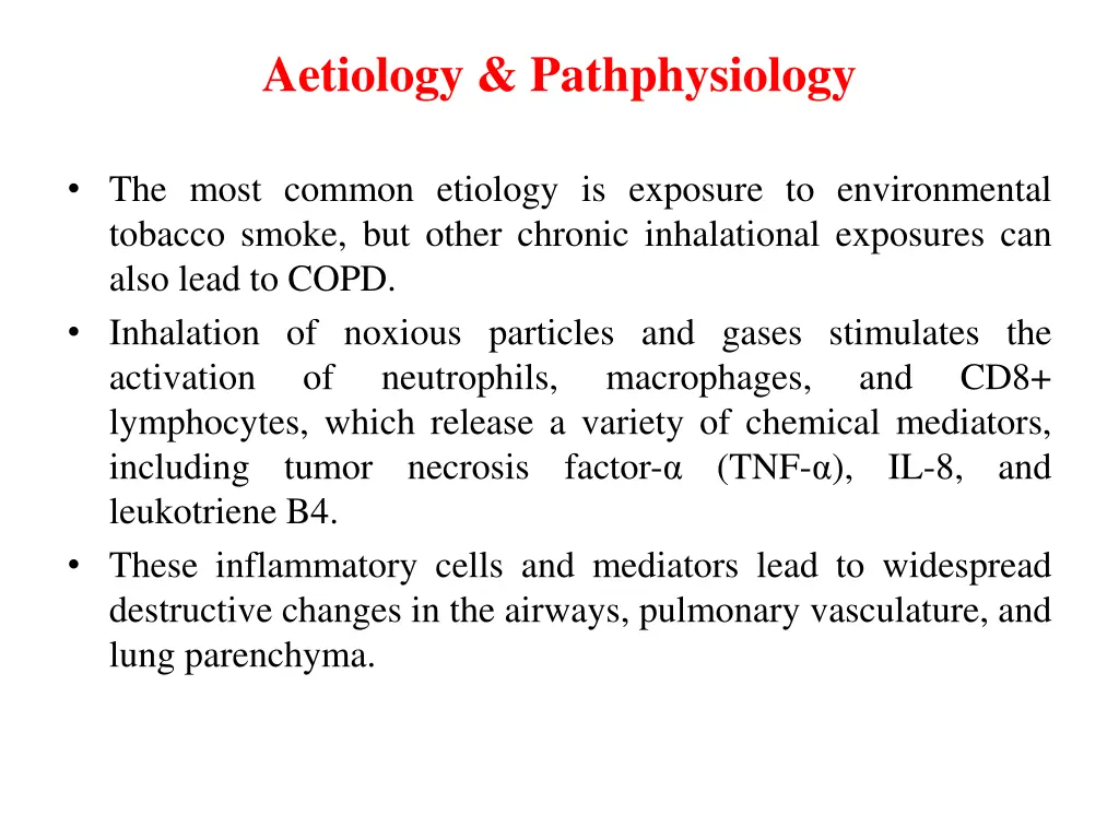 aetiology pathphysiology 1
