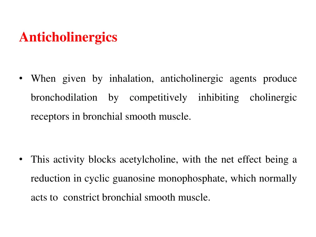 anticholinergics