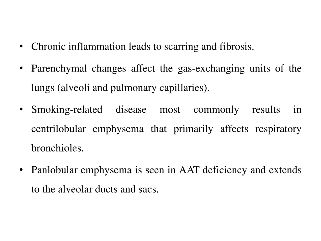chronic inflammation leads to scarring